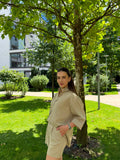 BEIGE LINEN SHIRT