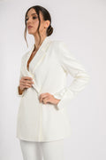 BLAZER WITH ELEGANTLY TAILORED SLIT CUFFS